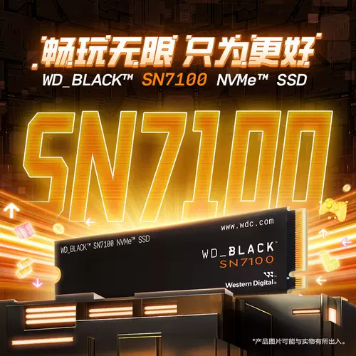 Western Твердотельный накопитель WD SN7100 SN770 500G 1 ТБ 2 ТБ M.2 SSD PCIe4.0 черный диск