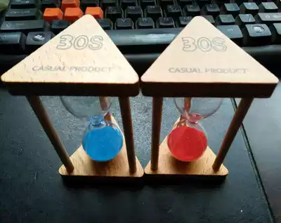 Custom triangular Beech 30 miao 60 90 seconds salous 3 5 10 fen zhong timer