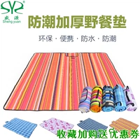 Shengyuan mat mat ẩm pad ngoài trời cắm trại ngoài trời lều bãi biển mat không thấm nước đệm thảm cỏ dã ngoại - Thảm chống ẩm / Mat / Gối thảm xốp lót sàn