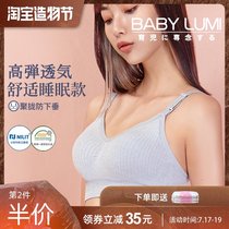 Nursing underwear Maternity bra During pregnancy Vest-style women gather anti-sagging postpartum pre-opening Pu feeding bra