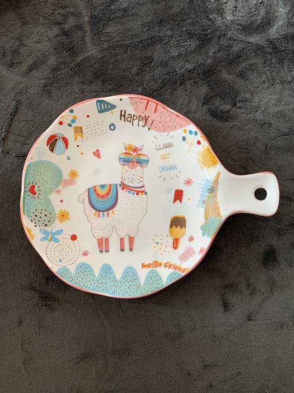 Creative Cartoon Alpaca Ceramic Plate Household Dish Plate Fish Plate Set Soup Bowl Salad Rice Bowl Cute Popular Tableware Creative Cartoon Alpaca Ceramic Plate Household Dish Plate Fish Plate Set Soup Bowl Salad Rice Bowl Cute Popular Tableware