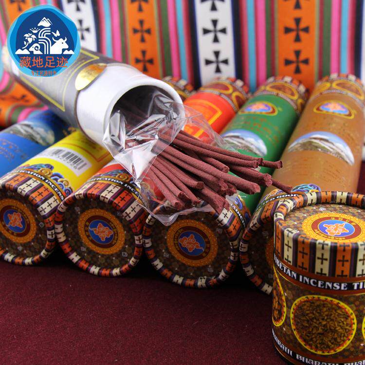 Tibetan characteristics Budara fun true Tibetan incense Handmade ancient Tibetan incense line incense aromatherapy large tube