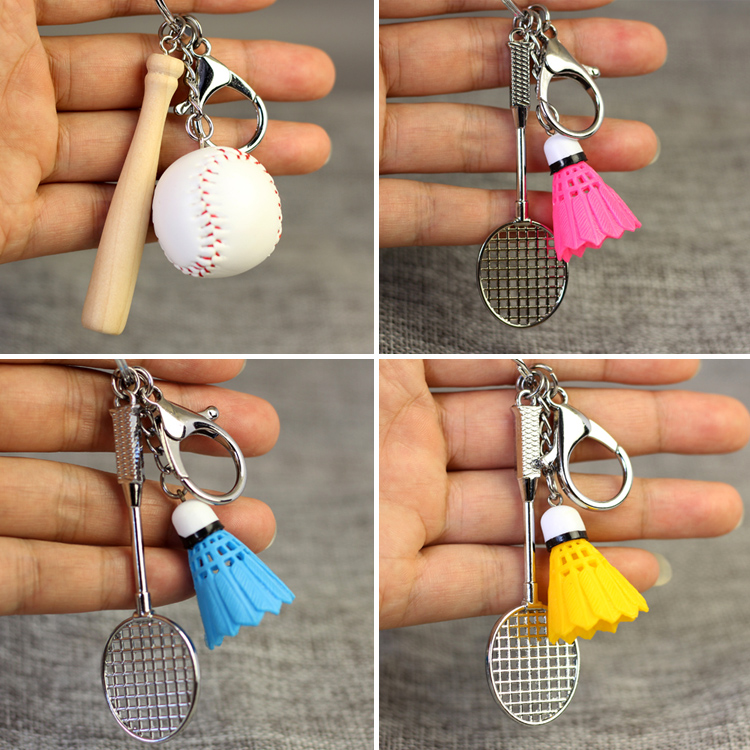 One generation of sports key buckle emulation golf tennis table tennis Tennis Hanging Ornament Gift