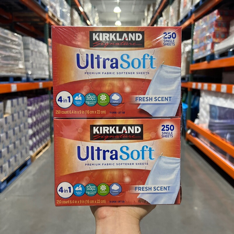 Shanghai Kaisa International Shopping Agency Domestic Purchasing Agent Kirkland Anti-Static Wrinkle-Removing Softening Scented Sheets for Dryer 500 Pieces Shanghai Kaisa International Shopping Agency Domestic Purchasing Agent Kirkland Anti-Static Wrinkle-Removing Softening Scented Sheets for Dryer 500 Pieces