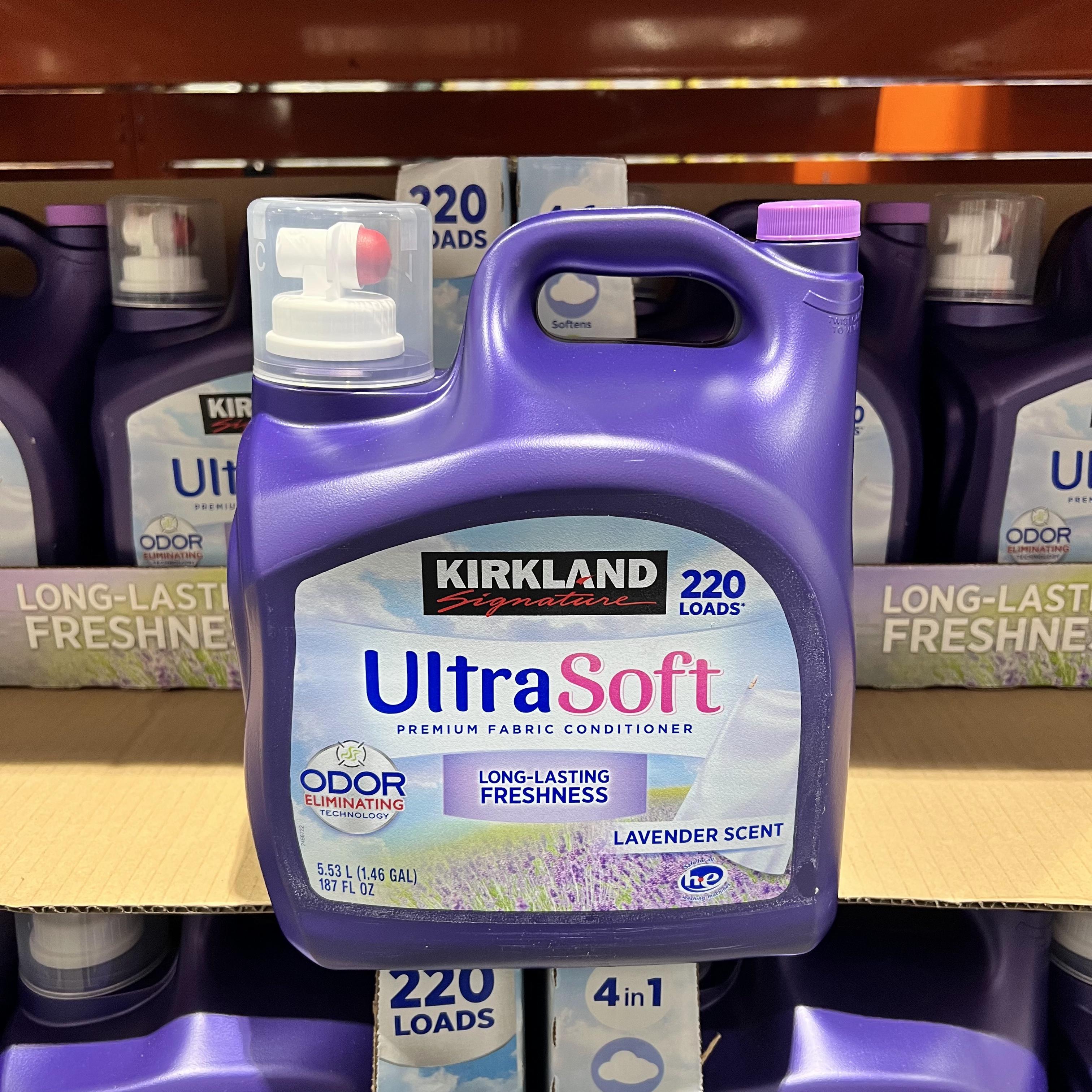 Shanghai Costco Supermarket US imports Corkland fabric clothing softener 5 53 liters purple