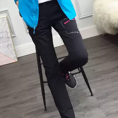 Spring and autumn assault pants women's single outdoor New thin trousers waterproof windproof sports mountaineering pants soft shell pants