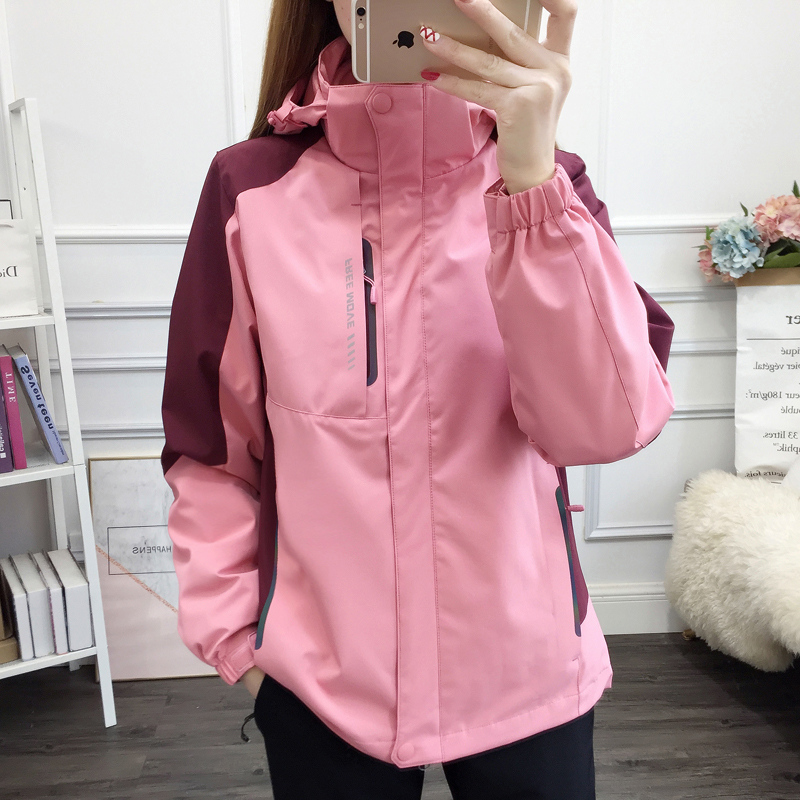 New three-in-one stormtrooper men's and women's outdoor sports mountaineering clothing wear-resistant waterproof windproof removable two coats