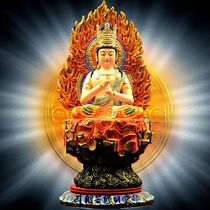 Xiumingtang Tantric Dashang Buddha statue decoration home crafts Zodiac Sheep Monkey Life Buddha