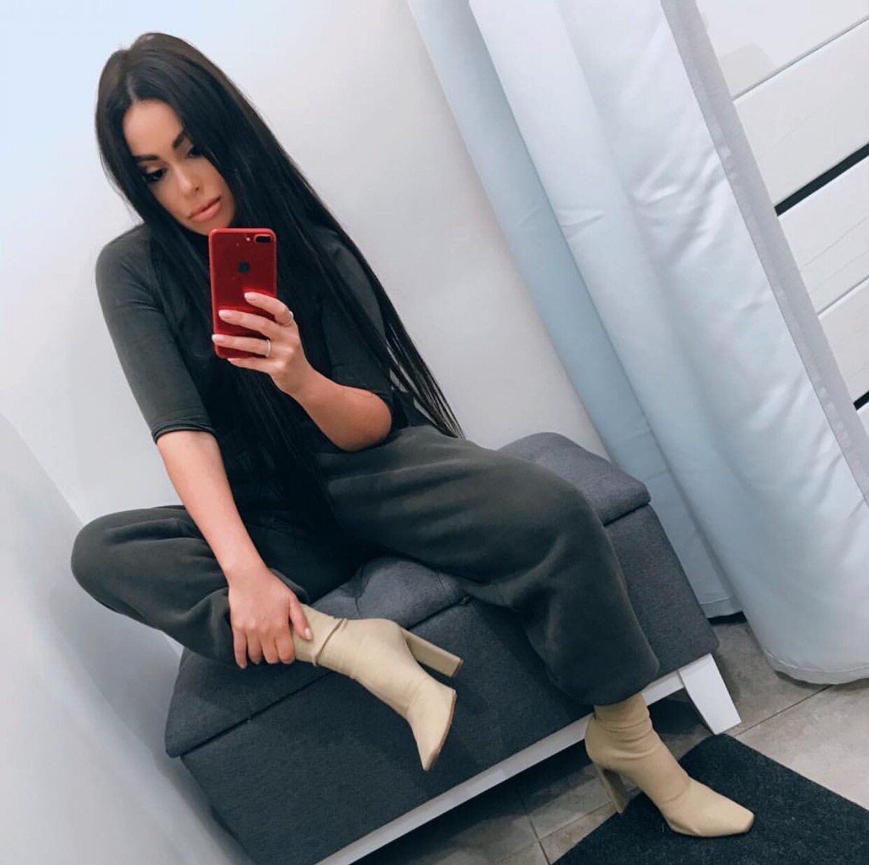 Текстура взрыв YEEZY SEASON 6 KANYE высокая улица земля цвет фонд мойка сделать старый брюки брюки 