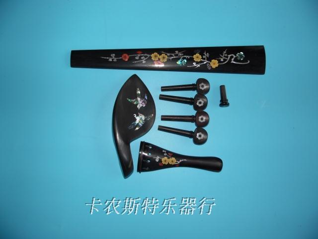 Manufacturer Direct sales violin Special upscale Fancy Flowers Mulwood Accessories Finger board Pull Wire Board Mummy Spindle Playing Class