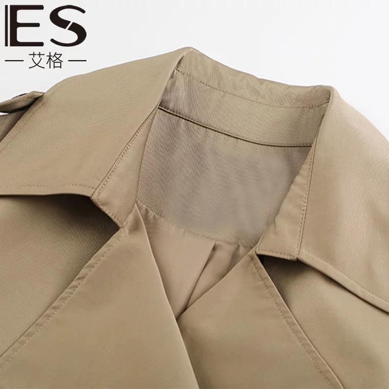 Etam/ Осень однотонное плащ-плащ, куртка, ES202, slim fit, для подростков