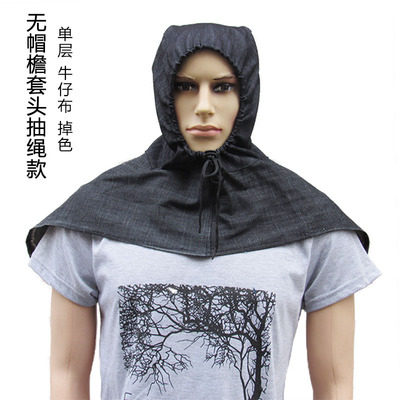 Dust Spray Paint Protection Mask Cape Hood Dust Cap Anti-Sand Sandblasting Cap Safety Helmet Industrial Anti-Dust Removal Head Hood