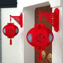 Fuzi lantern opening lantern hanging ornaments housewarming happy pendant new home into the house red lantern festive scene layout