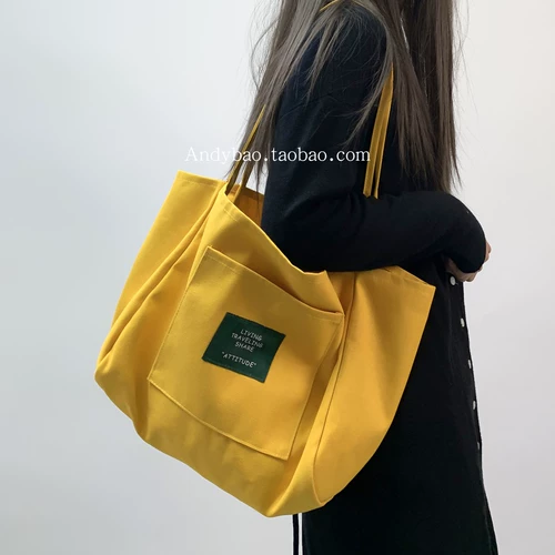 Брендовый свежий вместительный и большой шоппер для отдыха для йоги, сумка