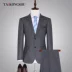 Bộ đồ nam trung niên, bố nam, bộ đồ trung niên, bộ vest nam, váy chuyên nghiệp, váy cưới của bố quần âu Suit phù hợp