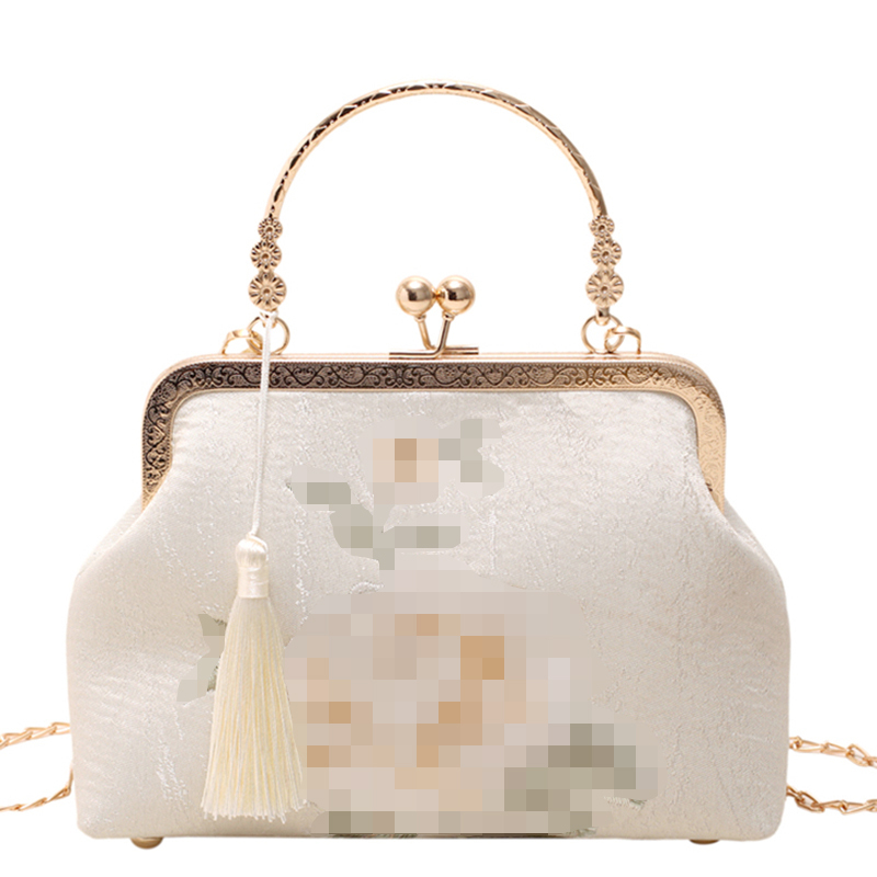 2025 New Retro Socialite Niche Cheongsam Bag, Fashionable Hanfu Bag, Versatile and Elegant Embroidered National Style Handbag 2025 New Retro Socialite Niche Cheongsam Bag, Fashionable Hanfu Bag, Versatile and Elegant Embroidered National Style Handbag