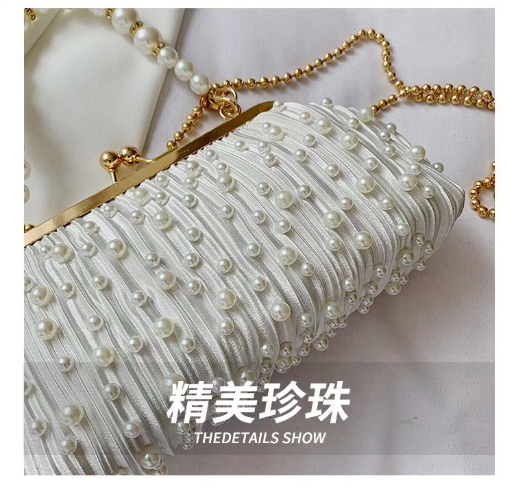 Fairy Handbag 2020 Túi Hanfu mới Túi sứ giả hoang dã Kẹp một bên vai Túi ngọc trai - Túi xách nữ