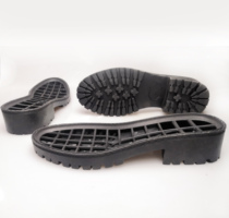 9027 Womens 4cm straight and square low heel round toe rubber sole womens thick heel boot sole repair shoe replacement soft non-slip shoes