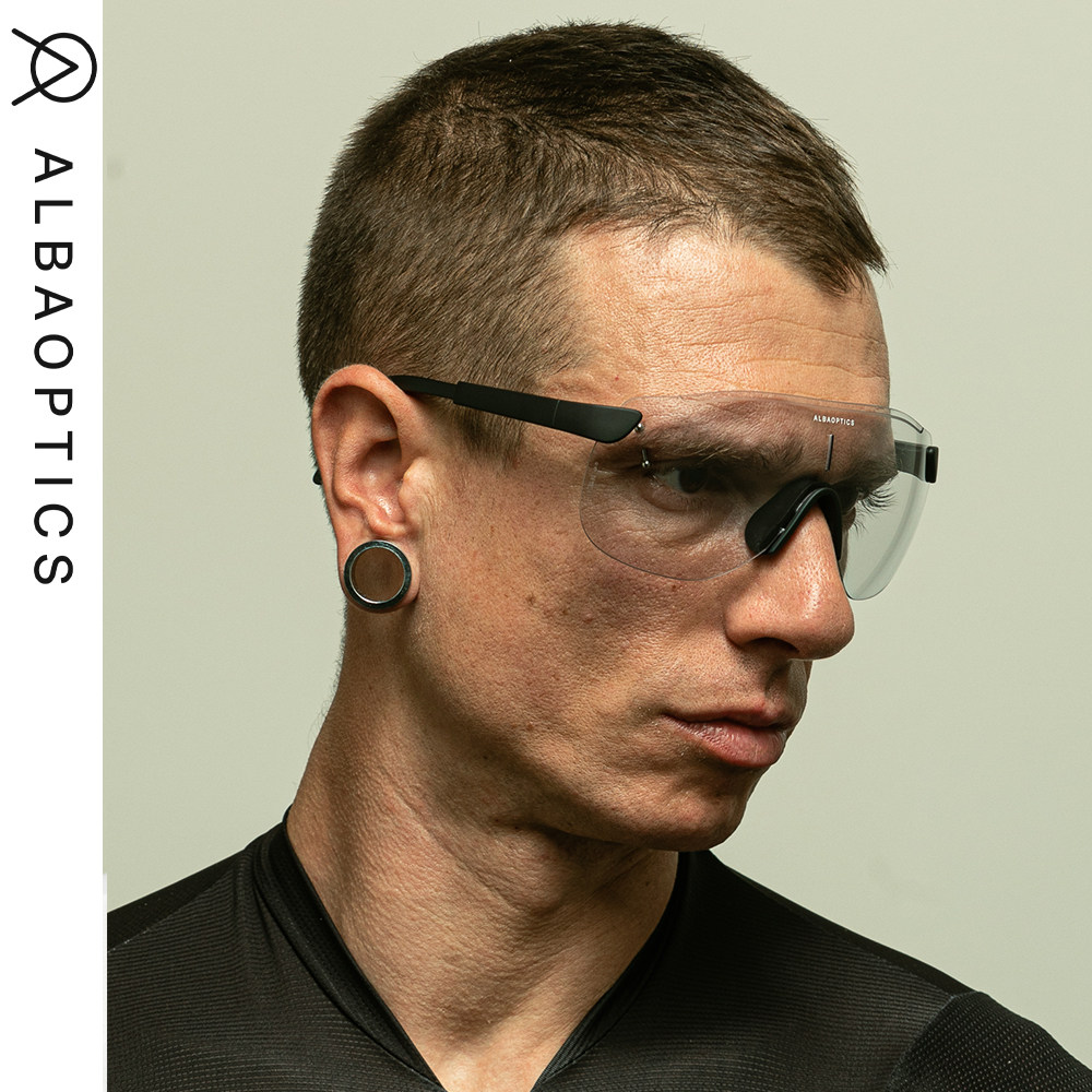 Stratos black road bike riding glasses outdoor sports all-day protective myopia mirror Italian risbike