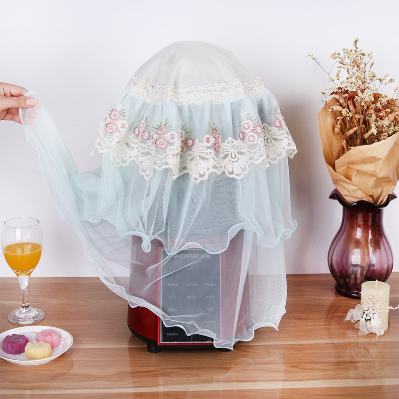 Original European-style embroidery lace cover towel soybean milk machine cover broken wall machine cover cooking machine dust cover household dust cover