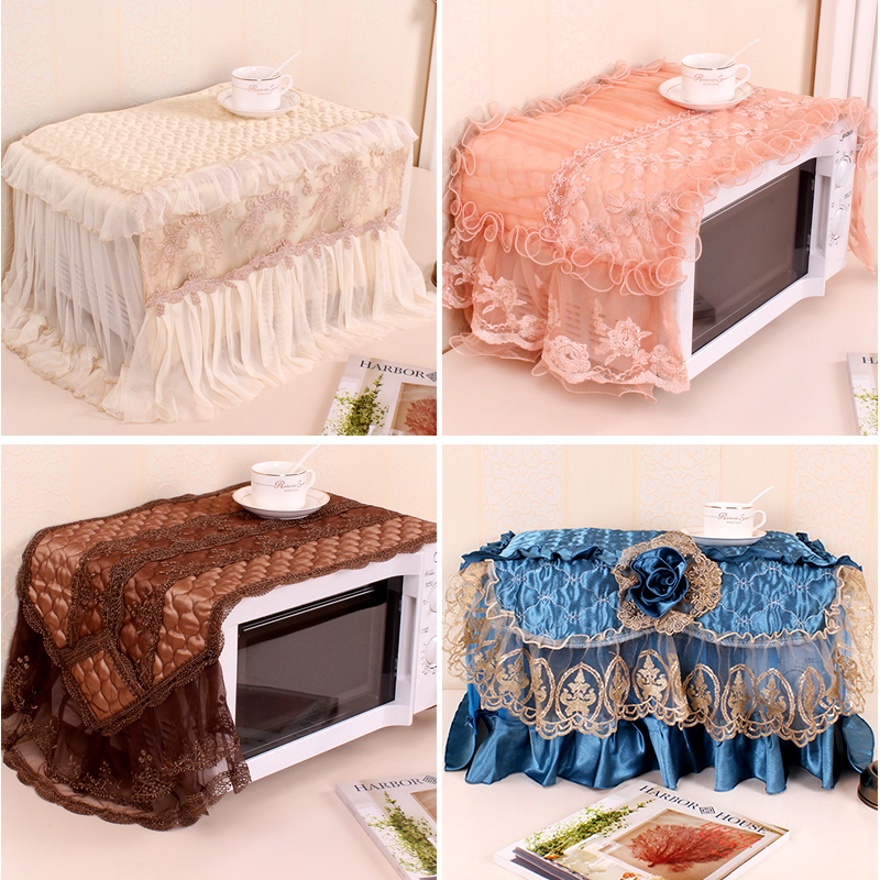  Microwave Oven Cover Dust Oil Proof Cloth Linen