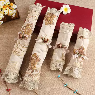 European Jacquard strip door handle gloves Double door refrigerator handle gloves Armrest handle protective cover thickened non-slip cover