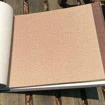 Neoclassical Chinese plain cotton thickened hemp Wall cloth Gray modern minimalist living room bedroom seamless wall cloth