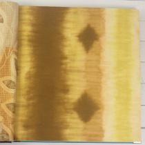 Southeast Asian exotic style wallpaper mysterious purple abstract modern wallpaper KTV yellow TV wallpaper background wall