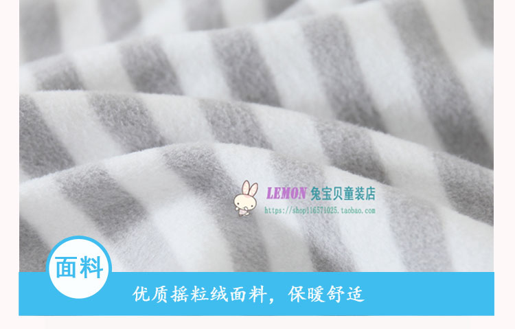 Babyiesies mùa xuân em bé ra khỏi gói quần áo romper lông cừu dài tay dày quần áo ấm sleepsuit trẻ em