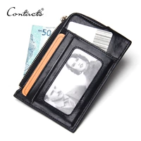 Ví da ví Hàn Quốc giản dị người giữ vé nhỏ thời trang thẻ ví nhỏ gói thẻ đặt da bò bóp lv