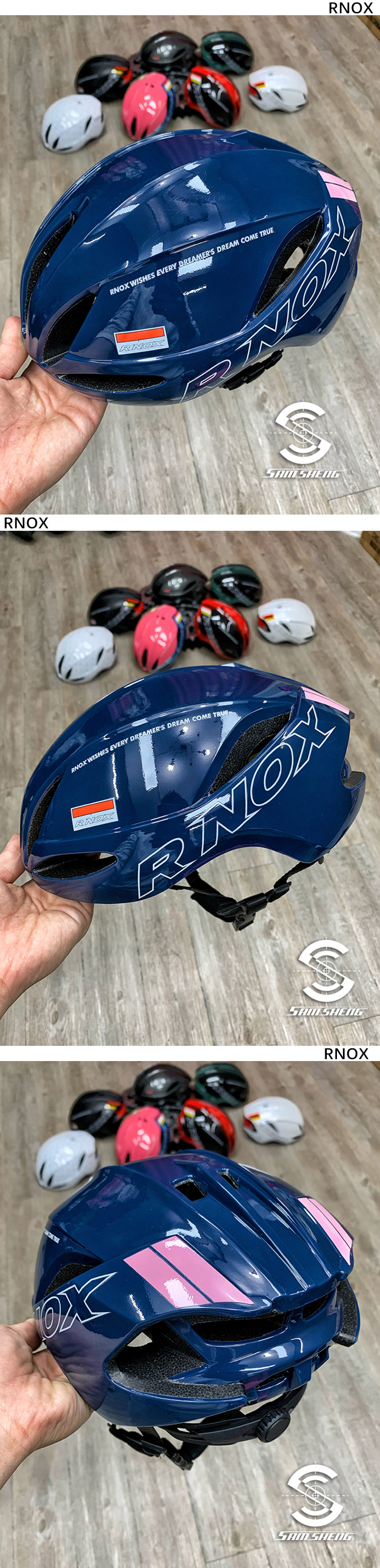 велошлем rnox自行车头盔男公路车一体成型骑行安全盔女山地车头盔气动破风