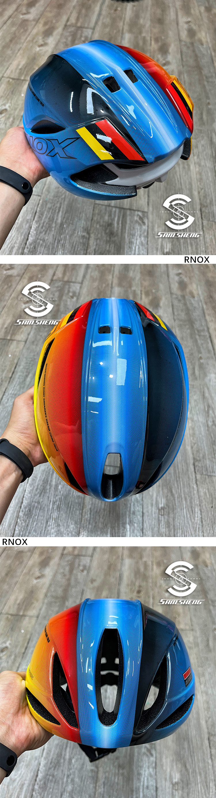 велошлем rnox自行车头盔男公路车一体成型骑行安全盔女山地车头盔气动破风
