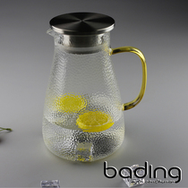 Customized household cold Kettle High Borosilicate glass bubble teapot cold white water cup tie pot large capacity water bottle