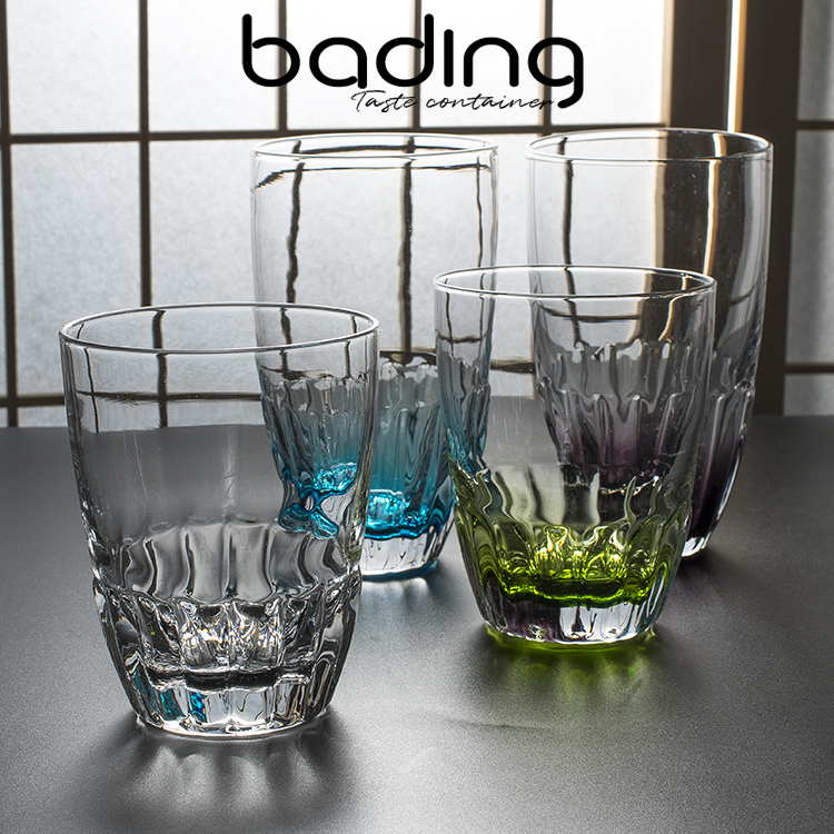 Handmade Outlet Color Cup Glass Cups Home No Cover Creativity Cute Tea Cup Colorful Milk Cup Transparent Drinking Cup