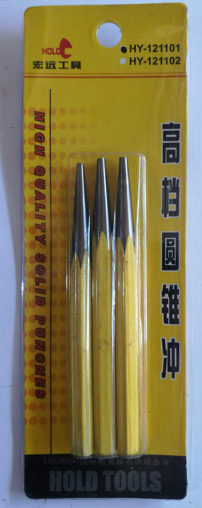 Macro-far tool cone punch in the shape of a