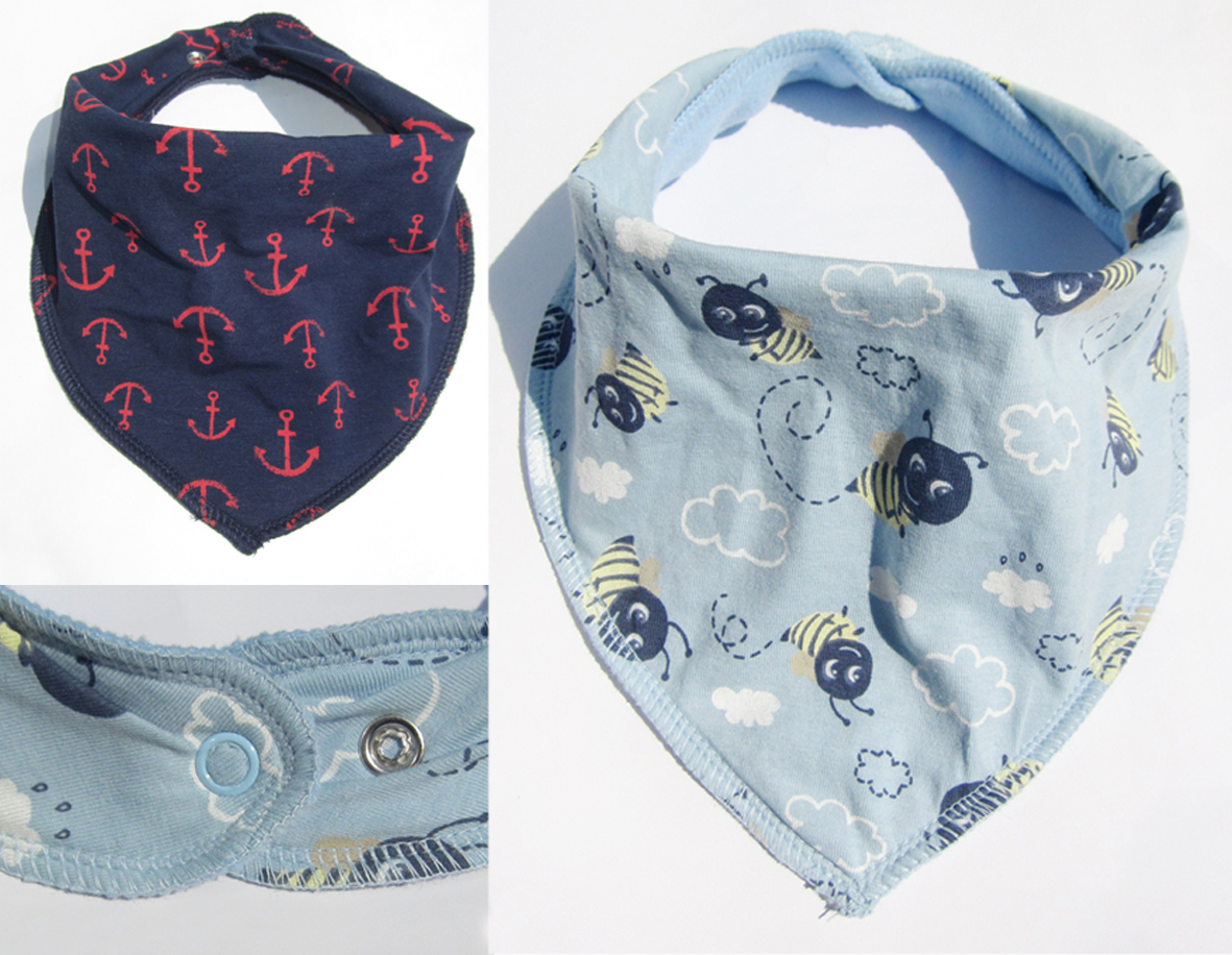 Spring and Autumn Newborn Baby Cotton Triangle Scarf