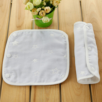 Baby cart strap towel shoulder cushion bite towel pure cotton six layers gauze waist bench with shoulders surround tail goods
