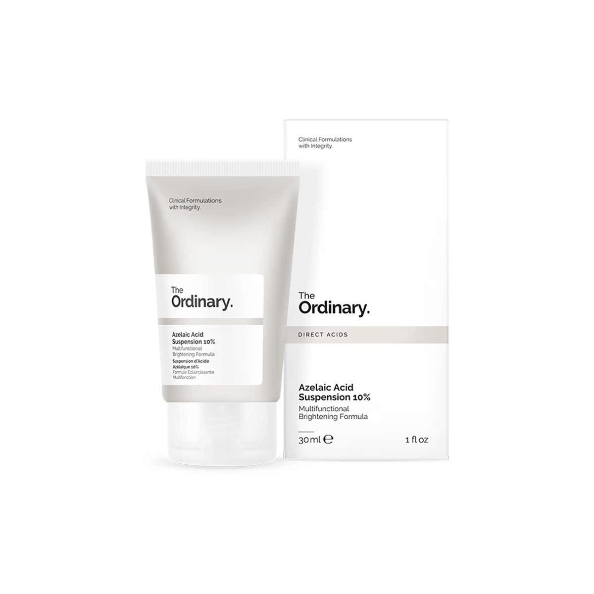 the ordinary 10% Azalea Acid Suspension Facial Cream Improves skin texture Multi-purpose antioxidant