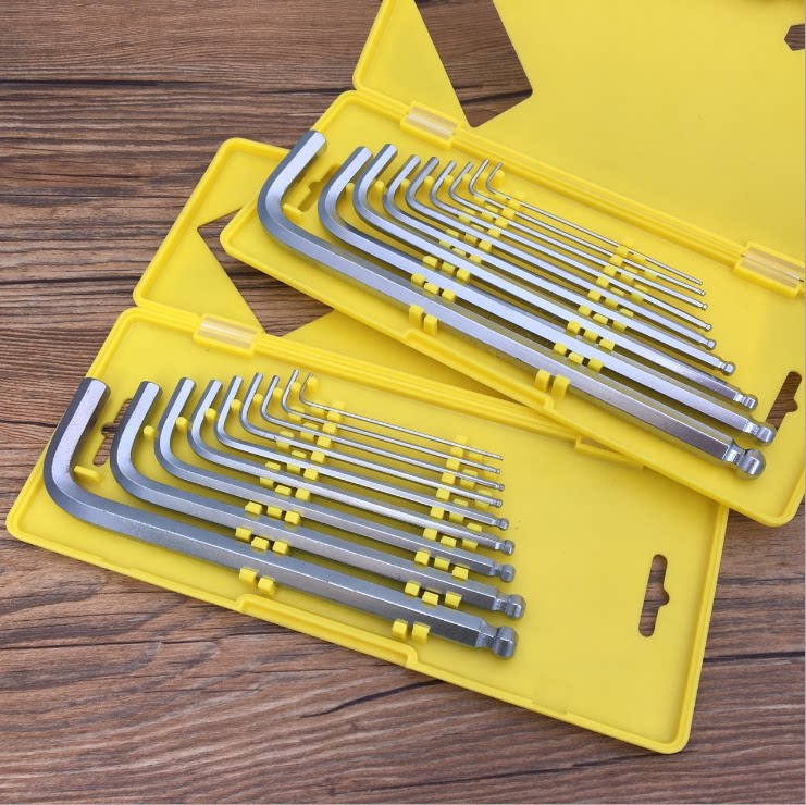 Hexagon wrench set t-type metric Hexagon hexagon hexagon plum extended hexagon wrench screwdriver