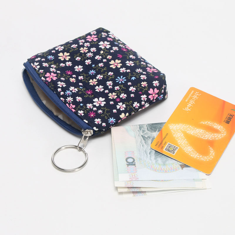 Elderly Grandma Zero Money Key Coin Bag Ethnic Retro Cotton Burqa Bag Multifunction Containing Small Wallet Woman