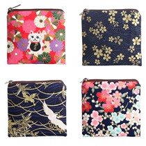ins wind zero wallet woman little cute mini cloth art make-up containing bag old child key bag coin wallet