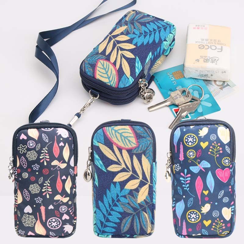 Children's neck handbag distributed rope old man wrist arm change bag Mother's mobile phone bag