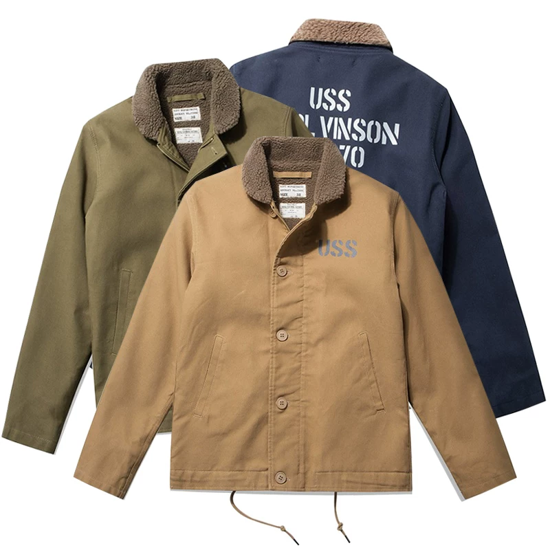 Retro warm velvet down jacket, American style