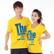 N a Nadia summer special mens and womens clothing couple wild casual round neck short-sleeved T-shirt cotton CD492