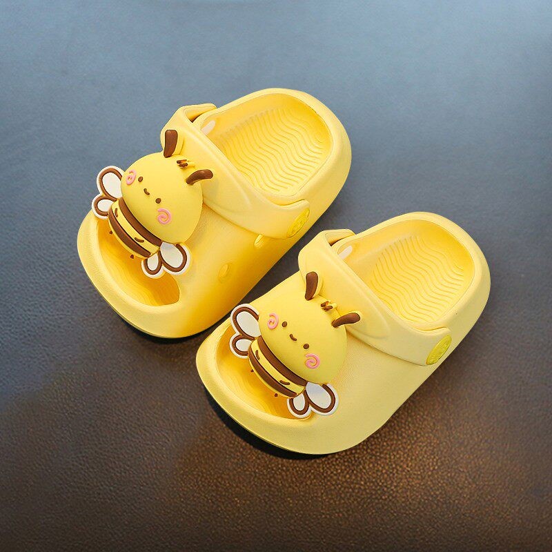 Little Panda Baby Slippers for Children, Boys and Girls, One and a Half Years Old, Summer, 1 to 3 Years Old, Toddlers, 2-Year-Olds, Indoor Non-Slip Slippers — 3