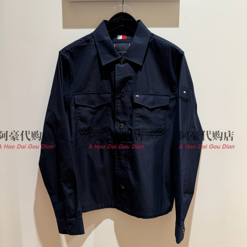 Tommy Hilfiger26 New Spring and Summer Style Men's Casual Work Clothing Simple Shirt-Style Jacket Mw38712 Tommy Hilfiger26 New Spring and Summer Style Men's Casual Work Clothing Simple Shirt-Style Jacket Mw38712
