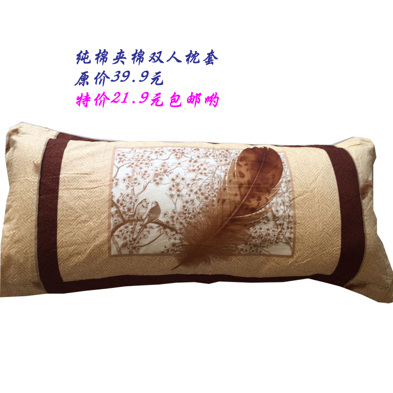 Đôi bông bông gối 1.2m bông 100% cotton áo gối dài che gối đôi - Gối trường hợp gối dành cho bà bầu