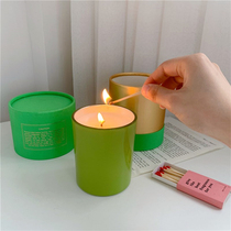 Minimalist atmosphere fragrant lavender candle Home Lasting Aroma Eroticism Romantic Cozy