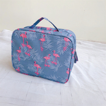 Versatile large-capacity cosmetic bag portable and portable tourist finishing bag