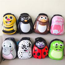 Anti-Fall Hard Shell Cartoon Kindergarten School Bag 3-6 Year Old Children Double Shoulder Bag